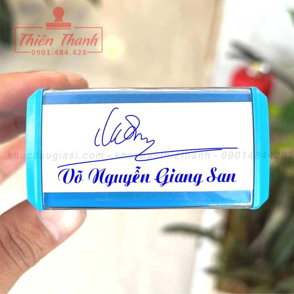 Con Dấu Chữ Ký Kèm Tên giá rẻ giao hàng tận nơi
