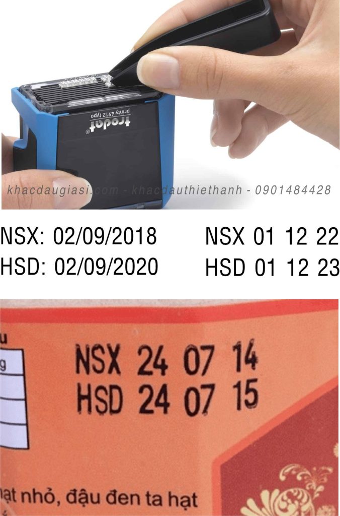 con dấu nsx hsd giá rẻ lấy liền