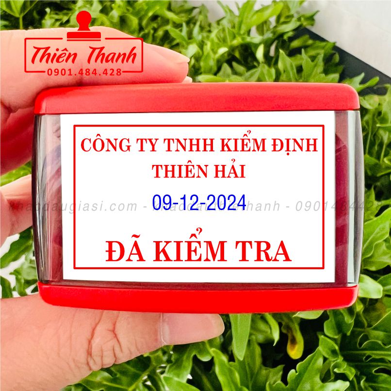 Con Dấu Ngày Tháng Năm - Đã Kiểm Tra