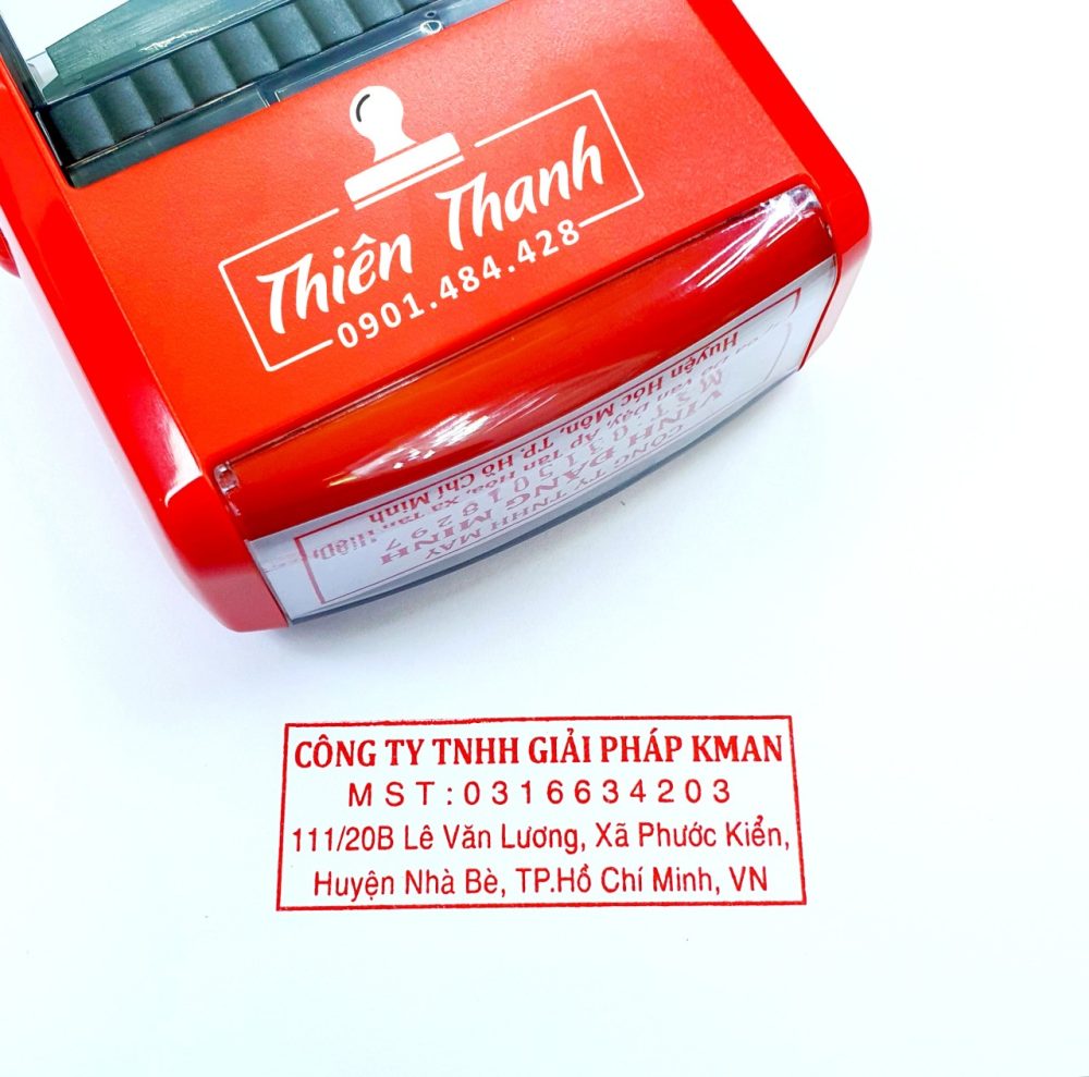 khắc con dấu chữ nhât thông tin công ty