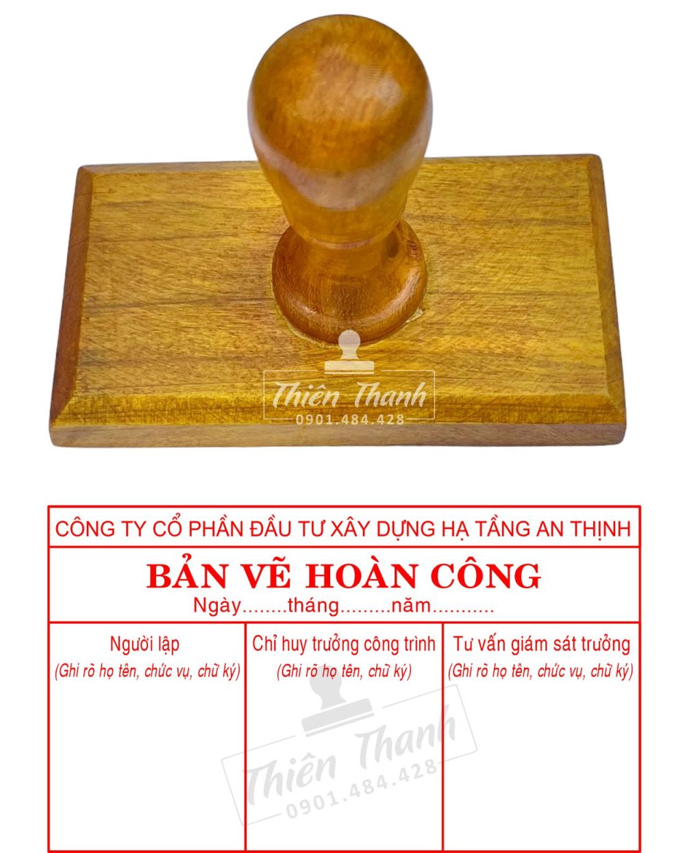 Con Dấu Bản Vẽ Hoàn Công Xây Dựng