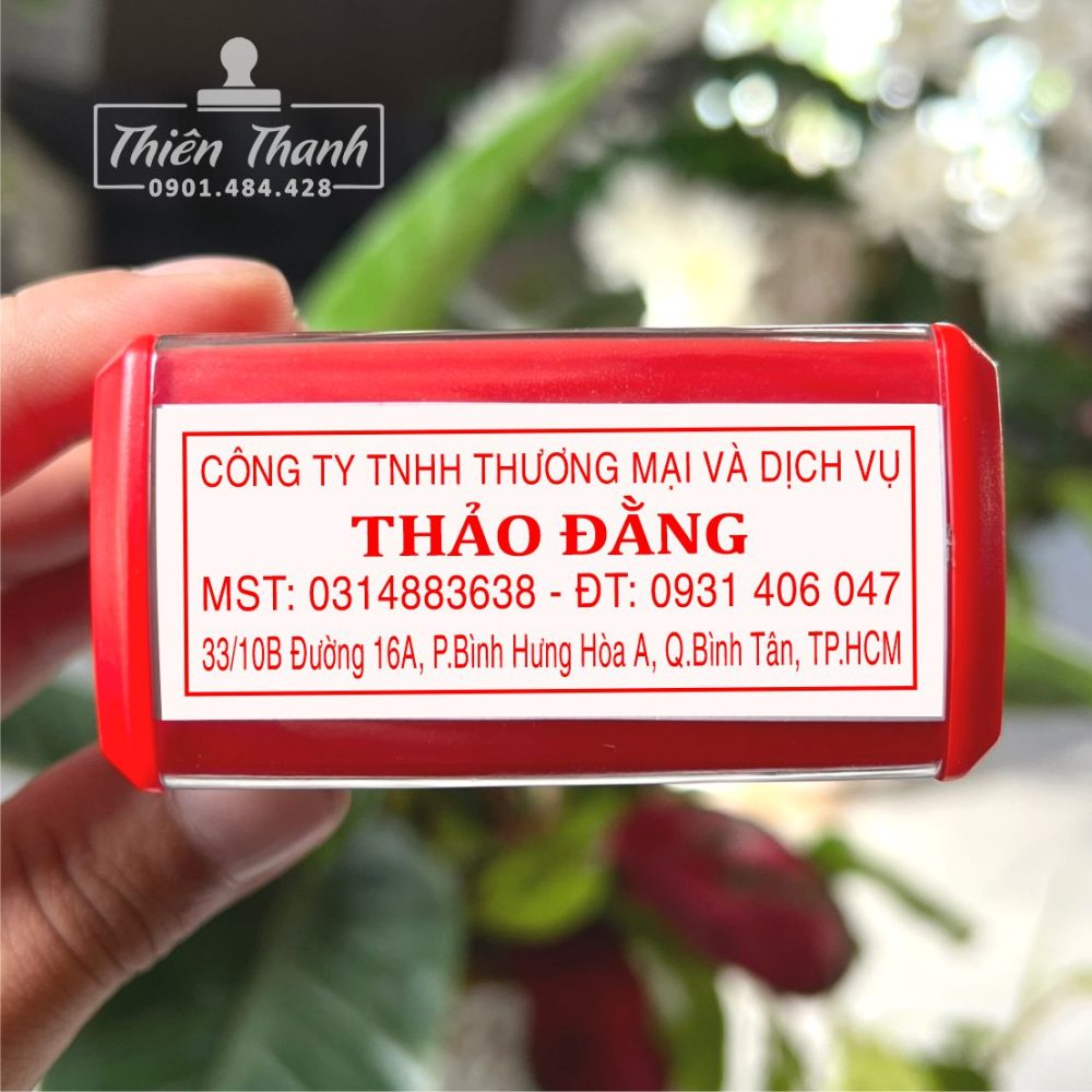 khắc dấu vuông mã số thuế
